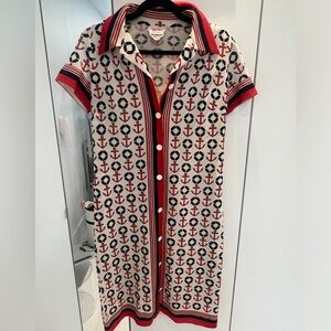 Vintage Mr Dino nautical dress excellent condition  vintage Sz 16, today M/L